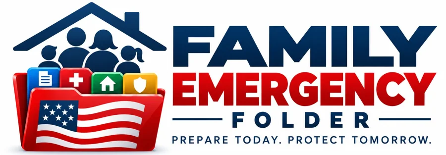 Family Emergency Folder — Prepare today. Protect tomorrow.